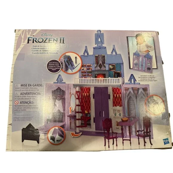Disney Frozen 2 Fold & Go Portable Arendelle Castle Exclusive Dollhouse Playset - Picture 3 of 3